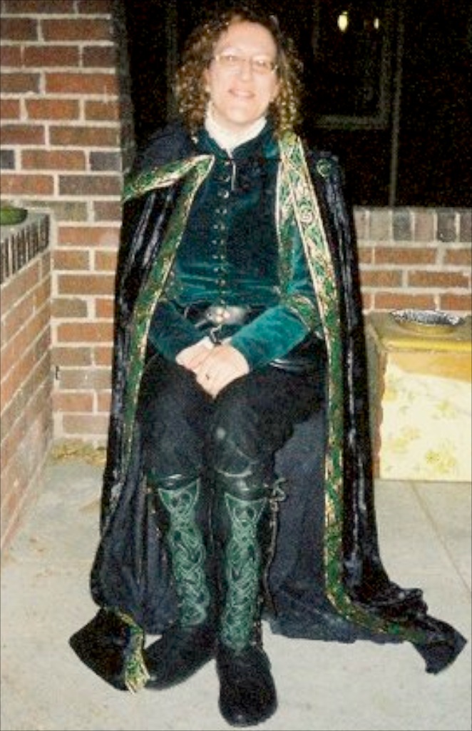 women's celtic knee high court boots