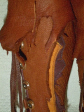 close up natural edge cuff