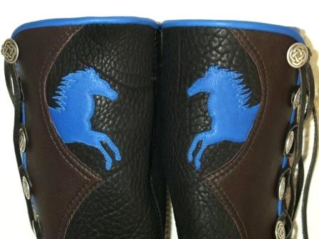 horse on moccasins