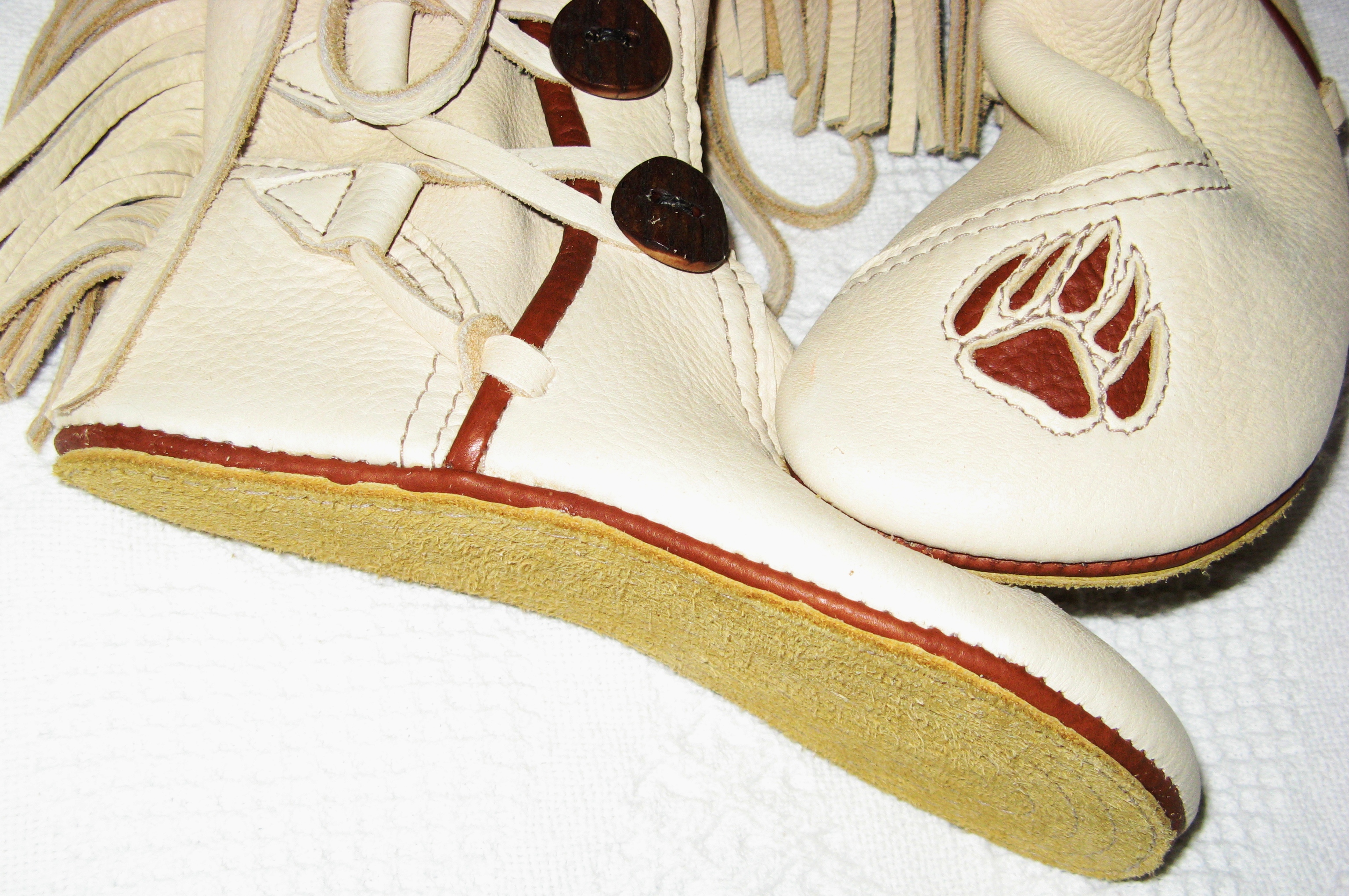 moccasins double leather soles