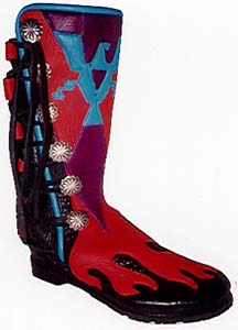 phoenix rising flames moccasin