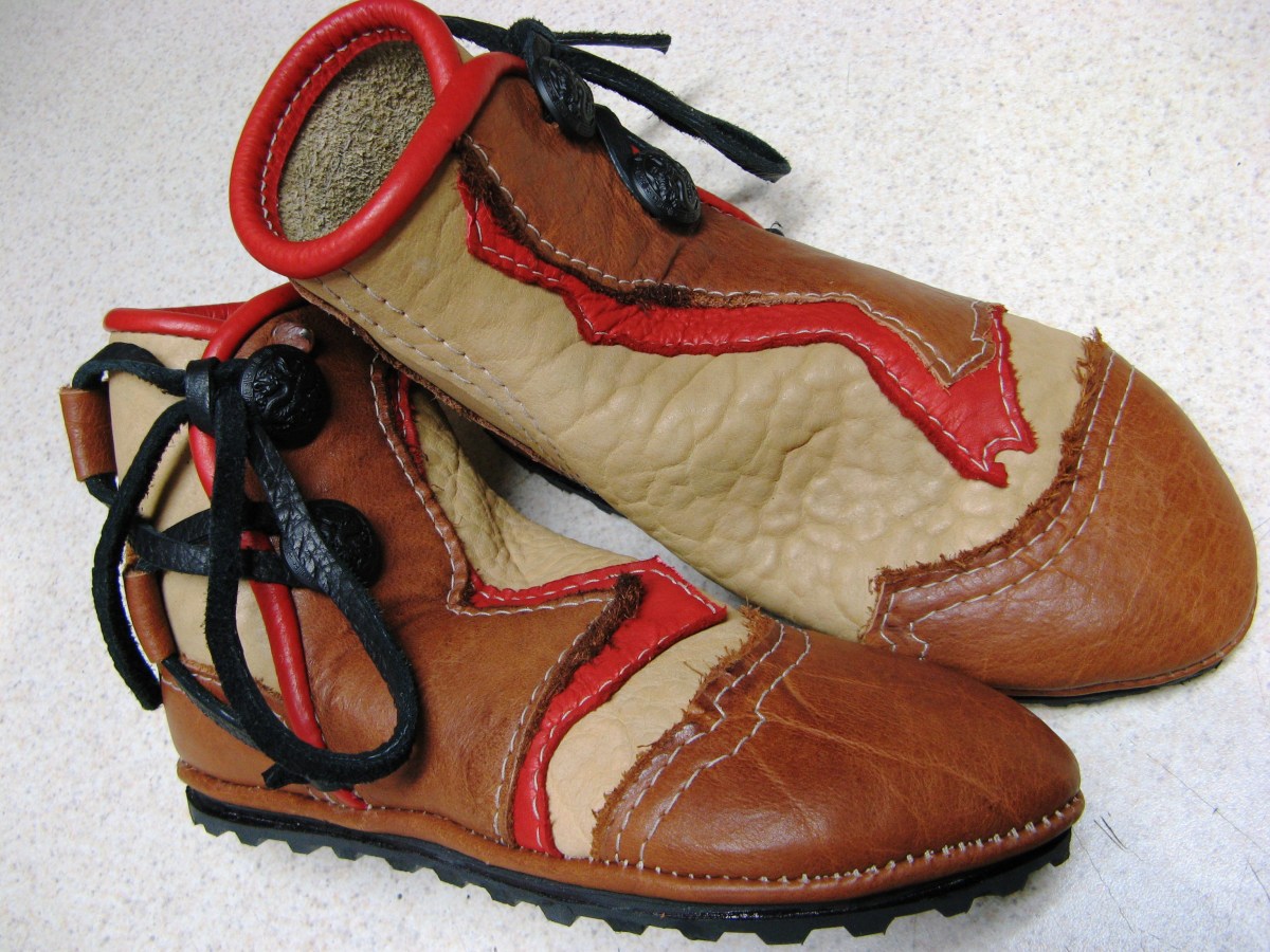 2 Button Sand Buffalo Leather Handmade&nbsp;Moccasins