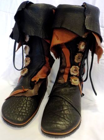 6 Button Renaissance Handmade Moccasin&nbsp;Boots