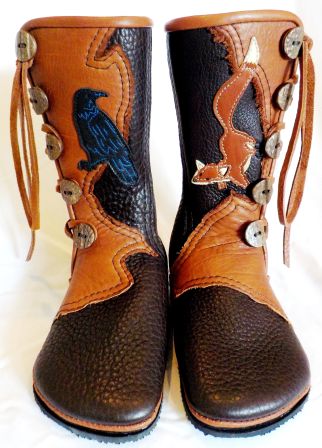 Fox & Crow Buffalo Leather Handmade&nbsp;Moccasins