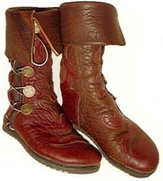 Renaissance Faire Medieval Pirate Handmade Moccasin&nbsp;Boots