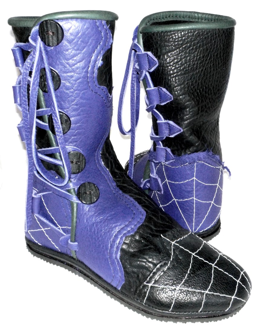 Black and Purple Spiderman&nbsp;Boots